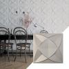 imageEkena Millwork WP12X12SWWH 11 78quotW x 11 78quotH Swindon EnduraWall Decorative 3D Wall Panel Covers 098 Sq FtAluminum