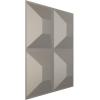 imageEkena Millwork WP12X12SWWH 11 78quotW x 11 78quotH Swindon EnduraWall Decorative 3D Wall Panel Covers 098 Sq FtAluminum
