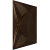 imageEkena Millwork WP12X12SWWH 11 78quotW x 11 78quotH Swindon EnduraWall Decorative 3D Wall Panel Covers 098 Sq FtAntique Brass