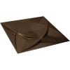 imageEkena Millwork WP12X12SWWH 11 78quotW x 11 78quotH Swindon EnduraWall Decorative 3D Wall Panel Covers 098 Sq FtAntique Brass