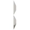 imageEkena Millwork WP12X12SWWH 11 78quotW x 11 78quotH Swindon EnduraWall Decorative 3D Wall Panel Covers 098 Sq FtBright Chrome