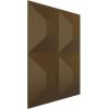 imageEkena Millwork WP12X12SWWH 11 78quotW x 11 78quotH Swindon EnduraWall Decorative 3D Wall Panel Covers 098 Sq FtChampagne Bronze