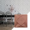 imageEkena Millwork WP12X12SWWH 11 78quotW x 11 78quotH Swindon EnduraWall Decorative 3D Wall Panel Covers 098 Sq FtChampagne Pink