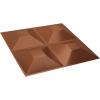 imageEkena Millwork WP12X12SWWH 11 78quotW x 11 78quotH Swindon EnduraWall Decorative 3D Wall Panel Covers 098 Sq FtCopper