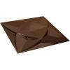 imageEkena Millwork WP12X12SWWH 11 78quotW x 11 78quotH Swindon EnduraWall Decorative 3D Wall Panel Covers 098 Sq FtDark Copper