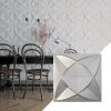 imageEkena Millwork WP12X12SWWH 11 78quotW x 11 78quotH Swindon EnduraWall Decorative 3D Wall Panel Covers 098 Sq FtDark Steel