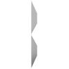 imageEkena Millwork WP12X12SWWH 11 78quotW x 11 78quotH Swindon EnduraWall Decorative 3D Wall Panel Covers 098 Sq FtDark Steel