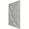 imageEkena Millwork WP12X12SWWH 11 78quotW x 11 78quotH Swindon EnduraWall Decorative 3D Wall Panel Covers 098 Sq FtDark Steel