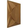 imageEkena Millwork WP12X12SWWH 11 78quotW x 11 78quotH Swindon EnduraWall Decorative 3D Wall Panel Covers 098 Sq FtGold