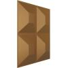 imageEkena Millwork WP12X12SWWH 11 78quotW x 11 78quotH Swindon EnduraWall Decorative 3D Wall Panel Covers 098 Sq FtGold