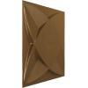 imageEkena Millwork WP12X12SWWH 11 78quotW x 11 78quotH Swindon EnduraWall Decorative 3D Wall Panel Covers 098 Sq FtGold Rush
