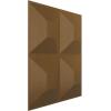 imageEkena Millwork WP12X12SWWH 11 78quotW x 11 78quotH Swindon EnduraWall Decorative 3D Wall Panel Covers 098 Sq FtGold Rush