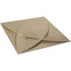 imageEkena Millwork WP12X12SWWH 11 78quotW x 11 78quotH Swindon EnduraWall Decorative 3D Wall Panel Covers 098 Sq FtMetallic Champagne Mist