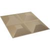 imageEkena Millwork WP12X12SWWH 11 78quotW x 11 78quotH Swindon EnduraWall Decorative 3D Wall Panel Covers 098 Sq FtMetallic Champagne Mist