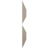 imageEkena Millwork WP12X12SWWH 11 78quotW x 11 78quotH Swindon EnduraWall Decorative 3D Wall Panel Covers 098 Sq FtMetallic Silver