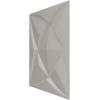 imageEkena Millwork WP12X12SWWH 11 78quotW x 11 78quotH Swindon EnduraWall Decorative 3D Wall Panel Covers 098 Sq FtSatin Blossom White