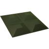 imageEkena Millwork WP12X12SWWH 11 78quotW x 11 78quotH Swindon EnduraWall Decorative 3D Wall Panel Covers 098 Sq FtSatin Canyon Green