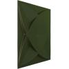 imageEkena Millwork WP12X12SWWH 11 78quotW x 11 78quotH Swindon EnduraWall Decorative 3D Wall Panel Covers 098 Sq FtSatin Canyon Green
