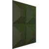 imageEkena Millwork WP12X12SWWH 11 78quotW x 11 78quotH Swindon EnduraWall Decorative 3D Wall Panel Covers 098 Sq FtSatin Canyon Green