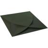 imageEkena Millwork WP12X12SWWH 11 78quotW x 11 78quotH Swindon EnduraWall Decorative 3D Wall Panel Covers 098 Sq FtSatin Hunt Club Green