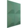 imageEkena Millwork WP12X12SWWH 11 78quotW x 11 78quotH Swindon EnduraWall Decorative 3D Wall Panel Covers 098 Sq FtSea Mist