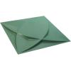imageEkena Millwork WP12X12SWWH 11 78quotW x 11 78quotH Swindon EnduraWall Decorative 3D Wall Panel Covers 098 Sq FtSea Mist