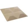 imageEkena Millwork WP12X12SWWH 11 78quotW x 11 78quotH Swindon EnduraWall Decorative 3D Wall Panel Covers 098 Sq FtSmokey Beige