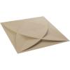 imageEkena Millwork WP12X12SWWH 11 78quotW x 11 78quotH Swindon EnduraWall Decorative 3D Wall Panel Covers 098 Sq FtSmokey Beige