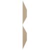 imageEkena Millwork WP12X12SWWH 11 78quotW x 11 78quotH Swindon EnduraWall Decorative 3D Wall Panel Covers 098 Sq FtSmokey Beige
