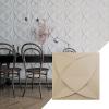 imageEkena Millwork WP12X12SWWH 11 78quotW x 11 78quotH Swindon EnduraWall Decorative 3D Wall Panel Covers 098 Sq FtSmokey Beige