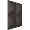 imageEkena Millwork WP12X12SWWH 11 78quotW x 11 78quotH Swindon EnduraWall Decorative 3D Wall Panel Covers 098 Sq FtWeathered Steel