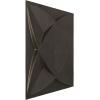 imageEkena Millwork WP12X12SWWH 11 78quotW x 11 78quotH Swindon EnduraWall Decorative 3D Wall Panel Covers 098 Sq FtWeathered Steel
