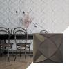imageEkena Millwork WP12X12SWWH 11 78quotW x 11 78quotH Swindon EnduraWall Decorative 3D Wall Panel Covers 098 Sq FtWeathered Steel
