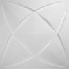 imageEkena Millwork WP12X12SWWH 11 78quotW x 11 78quotH Swindon EnduraWall Decorative 3D Wall Panel Covers 098 Sq FtWhite