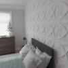 imageEkena Millwork WP12X12SWWH 11 78quotW x 11 78quotH Swindon EnduraWall Decorative 3D Wall Panel Covers 098 Sq FtWhite