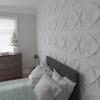 imageEkena Millwork WP12X12SWWH 11 78quotW x 11 78quotH Swindon EnduraWall Decorative 3D Wall Panel Covers 098 Sq FtWhite