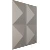 imageEkena Millwork WP12X12TIWH 11 78quotW x 11 78quotH Tirana EnduraWall Decorative 3D Wall Panel Covers 098 Sq Ft WhiteAluminum
