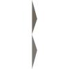 imageEkena Millwork WP12X12TIWH 11 78quotW x 11 78quotH Tirana EnduraWall Decorative 3D Wall Panel Covers 098 Sq Ft WhiteBright Chrome