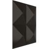 imageEkena Millwork WP12X12TIWH 11 78quotW x 11 78quotH Tirana EnduraWall Decorative 3D Wall Panel Covers 098 Sq Ft WhiteCharcoal