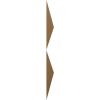 imageEkena Millwork WP12X12TIWH 11 78quotW x 11 78quotH Tirana EnduraWall Decorative 3D Wall Panel Covers 098 Sq Ft WhiteGold