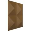 imageEkena Millwork WP12X12TIWH 11 78quotW x 11 78quotH Tirana EnduraWall Decorative 3D Wall Panel Covers 098 Sq Ft WhiteGold Rush