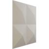 imageEkena Millwork WP12X12TIWH 11 78quotW x 11 78quotH Tirana EnduraWall Decorative 3D Wall Panel Covers 098 Sq Ft WhiteSatin Blossom White