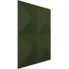 imageEkena Millwork WP12X12TIWH 11 78quotW x 11 78quotH Tirana EnduraWall Decorative 3D Wall Panel Covers 098 Sq Ft WhiteSatin Canyon Green