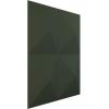 imageEkena Millwork WP12X12TIWH 11 78quotW x 11 78quotH Tirana EnduraWall Decorative 3D Wall Panel Covers 098 Sq Ft WhiteSatin Hunt Club Green