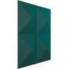 imageEkena Millwork WP12X12TIWH 11 78quotW x 11 78quotH Tirana EnduraWall Decorative 3D Wall Panel Covers 098 Sq Ft WhiteSatin Lagoon