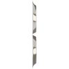 imageEkena Millwork WP20X20ADWH 19 58quotW x 19 58quotH Adonis EnduraWall Decorative 3D Wall Panel Covers 267 Sq FtBright Coat Chrome