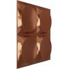 imageEkena Millwork WP20X20ADWH 19 58quotW x 19 58quotH Adonis EnduraWall Decorative 3D Wall Panel Covers 267 Sq FtBright Coat Copper