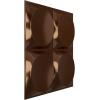 imageEkena Millwork WP20X20ADWH 19 58quotW x 19 58quotH Adonis EnduraWall Decorative 3D Wall Panel Covers 267 Sq FtMetallic Dark Copper