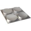 imageEkena Millwork WP20X20ADWH 19 58quotW x 19 58quotH Adonis EnduraWall Decorative 3D Wall Panel Covers 267 Sq FtMetallic Dark Steel