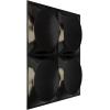 imageEkena Millwork WP20X20ADWH 19 58quotW x 19 58quotH Adonis EnduraWall Decorative 3D Wall Panel Covers 267 Sq FtTextured Metallic Galaxy